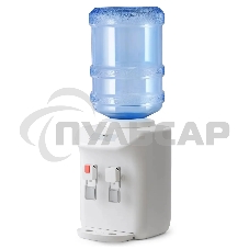 Кулер для воды Vatten D27WE, настольный, НАГРЕВ/ОХЛАЖДЕНИЕ ЭЛЕКТРОННОЕ, 2 крана, белый, 7025