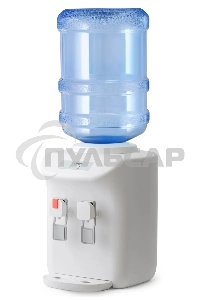 Кулер для воды Vatten D27WE, настольный, НАГРЕВ/ОХЛАЖДЕНИЕ ЭЛЕКТРОННОЕ, 2 крана, белый, 7025