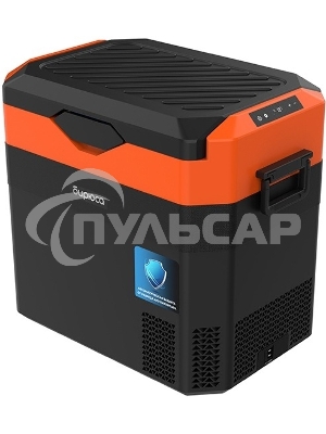 Холодильник автомобильный Бирюса НС-38P7 оранжево-черный