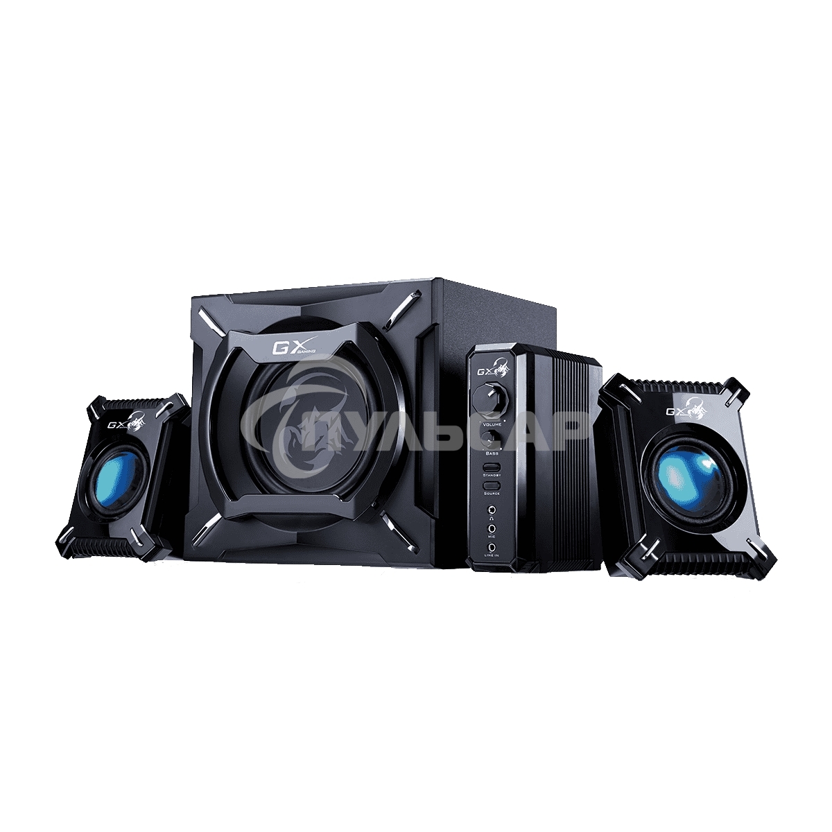Колонки Genius SW-G2.1 2000 II, 45 W, 100–240 V, color: черный