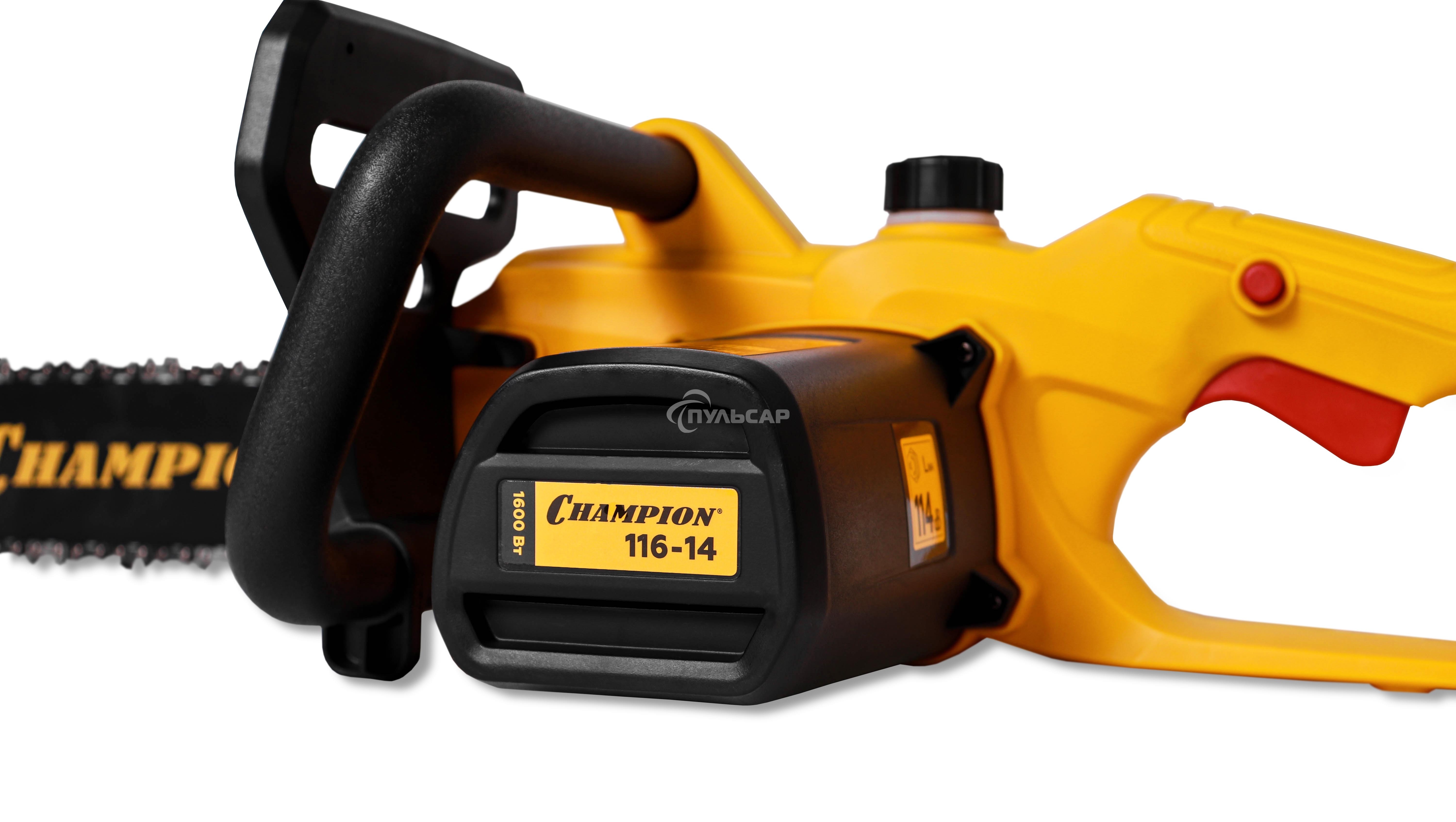 Электропила CHAMPION 116-14 3/8-1,3-52 1,6кВт 3,14кг