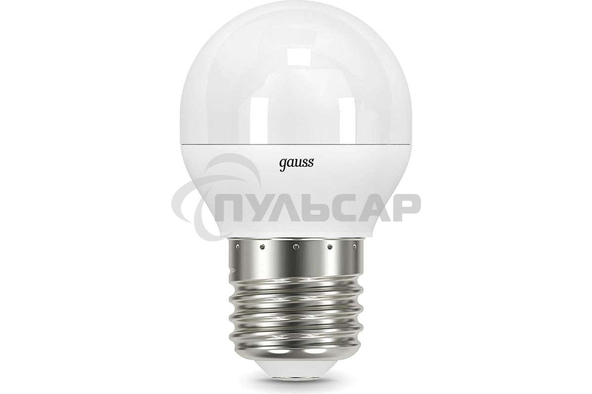 Лампа светодиодная Gauss Led Globe-dim E27 7Вт 4100К диммируемая