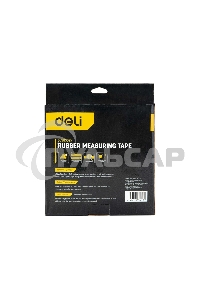 Мерная лента Deli DL9850ZY 50м x 14.5мм Ударопрочный корпус. Основной класс точности. Метрическое полотно из стекловолокна и ПВХ.