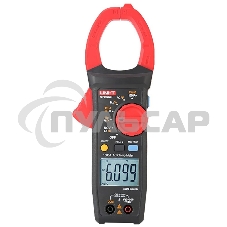 Токоизмерительные клещи UT205A+ Напряжение постоянного/переменного тока (1000 В); переменный ток (1000А); Сопротивление (40 МОм); Емкость (40 мФ); Частота (10 МГц); Отверстие челюсти 42 мм