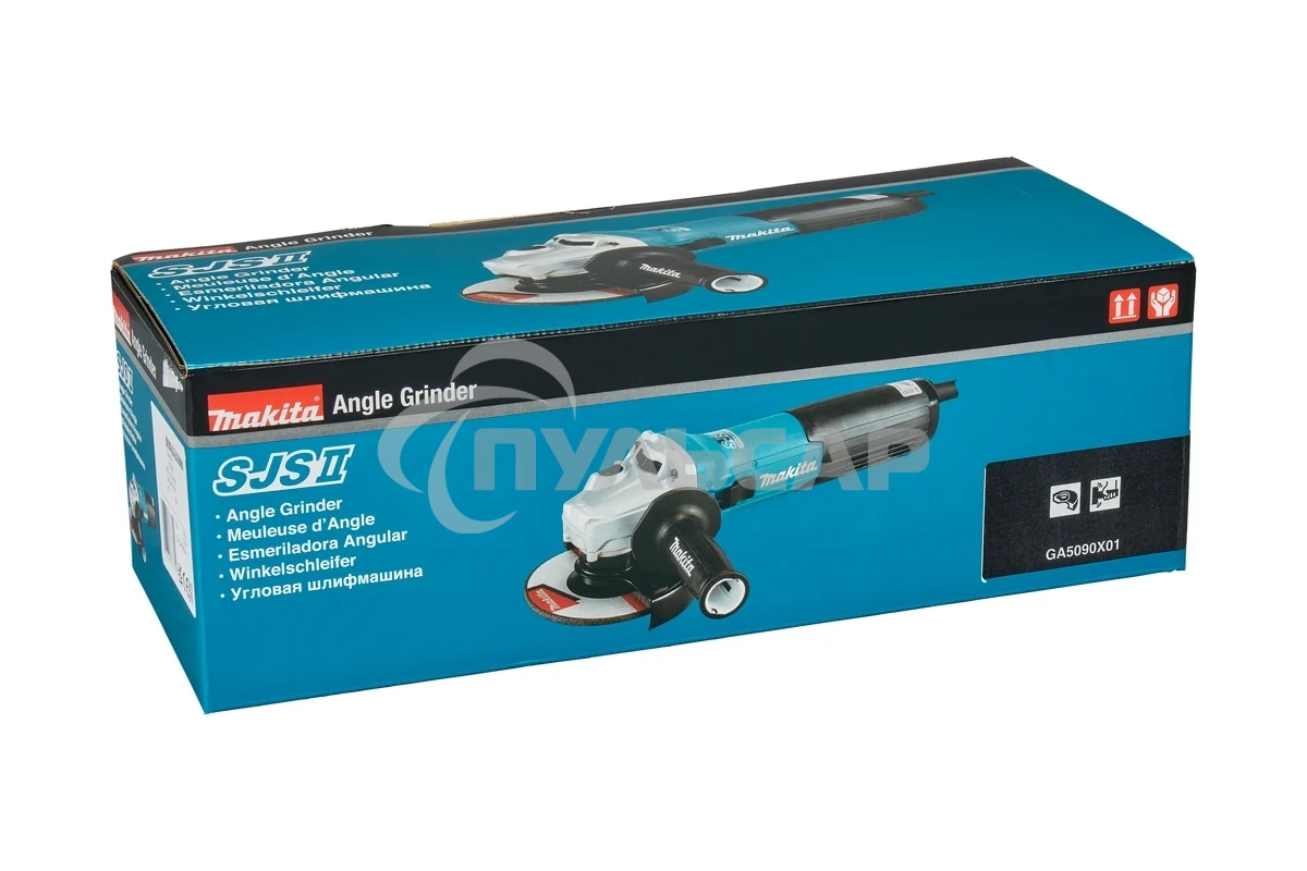 Углошлифовальная машина Makita GA5090X01 1900Вт 11500об/мин рез.шпин.:M14 d=125мм