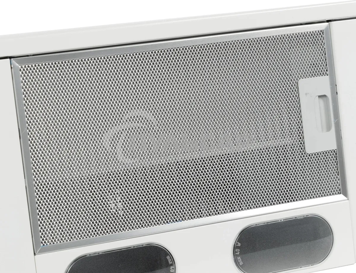 Вытяжка встраиваемая Elikor Интегра 50П-400-В2Л белый, 50 см, 400 куб. м/ч, 57 дБ