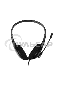 Гарнитура CBR CHP 353M Black, проводная стерео, микрофон с шумоподавл., USB, регул. оголовья, длина кабеля 2,2 м, черный