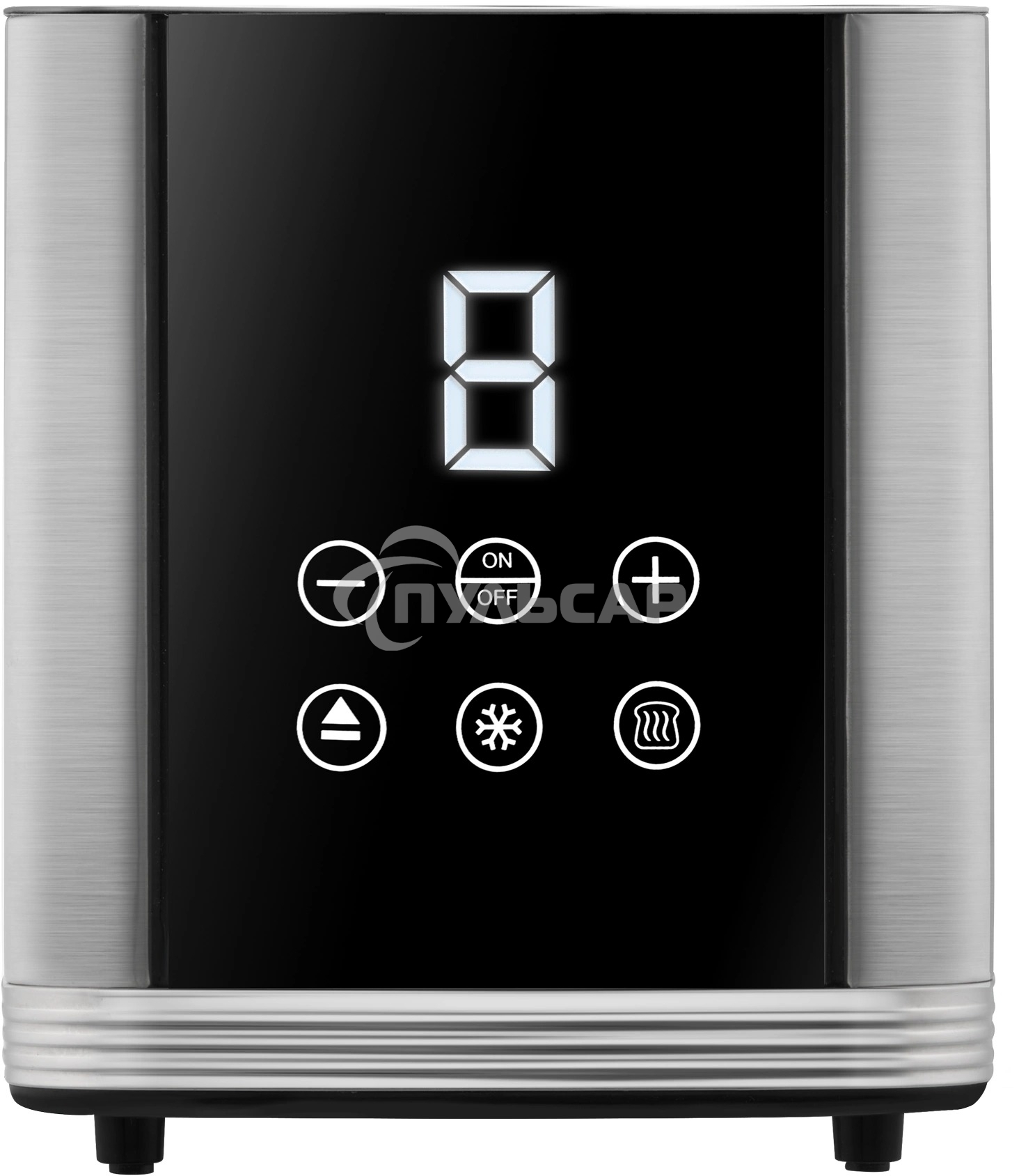 Тостер Rondell RDE-1201 800Вт стальной