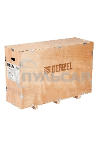 Компрессор безмасл. малошумный Denzel DLP-3000/100, 3 кВт, 2х1,5 кВт,100 л, 2850 об/мин,500 л/мин