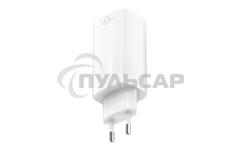 Сетевое зарядное устройство OLMIO 2Type-C/USB, 65W, 6A, QuickCharge3.0, PowerDelivery3.0, GAN