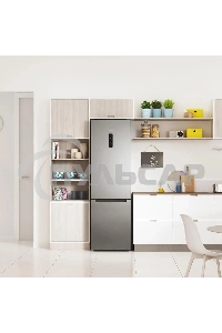 Холодильник Indesit ITS 5180 G серебристый двухкамерный 220/78л морозилка снизу, No Frost