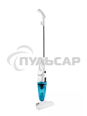 Пылесос вертикальный/ручной H-clean HVC 101 белый/голубой, питание от сети, 225 Вт, уборка сухая, пылесборник 0.8 л