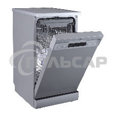 Посудомоечная машина Бирюса DWF-410/5 M, серый, 44.8 см, 10 компл., 49 дБ, класс A++