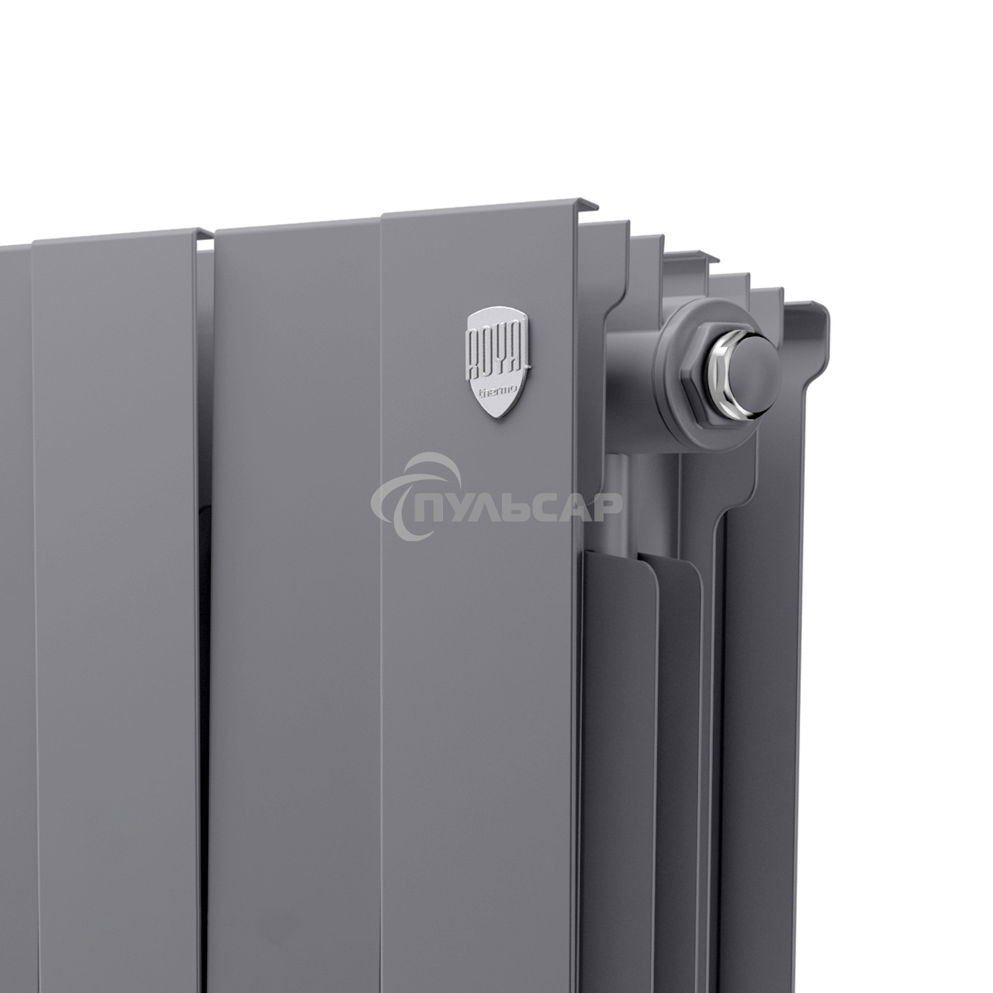 Радиатор биметаллический Royal Thermo PianoForte 300 Серебристый - 16 секц.