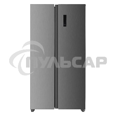 Холодильник Kraft KF-MS5701XI серый двухкамерный 372/198л морозилка сбоку, Side by Side