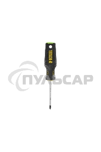 Отвертка Denzel PZ1x75 мм, S2, 3к рукоятка