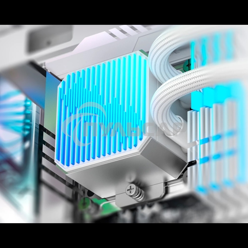 Система водяного охлаждения ID-Cooling DX240 Max белый 120мм алюминий+медь 2150rpm 32.5db 4-pin 300W