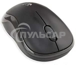 Мышь беспроводная Logitech B175 черный, 1000 dpi, радиоканал, USB, кнопки - 3