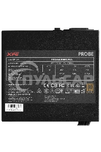 Блок питания ADATA XPG PROBE600B-BKCEU, 600Вт, 80 PLUS Bronze, 120мм, черный
