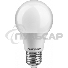 Лампа светодиодная ОНЛАЙТ 61139 OLL-A60-7-230-6.5K-E27 грушевидная