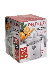 Соковыжималка электрическая DELTA LUX DE-2401 белый