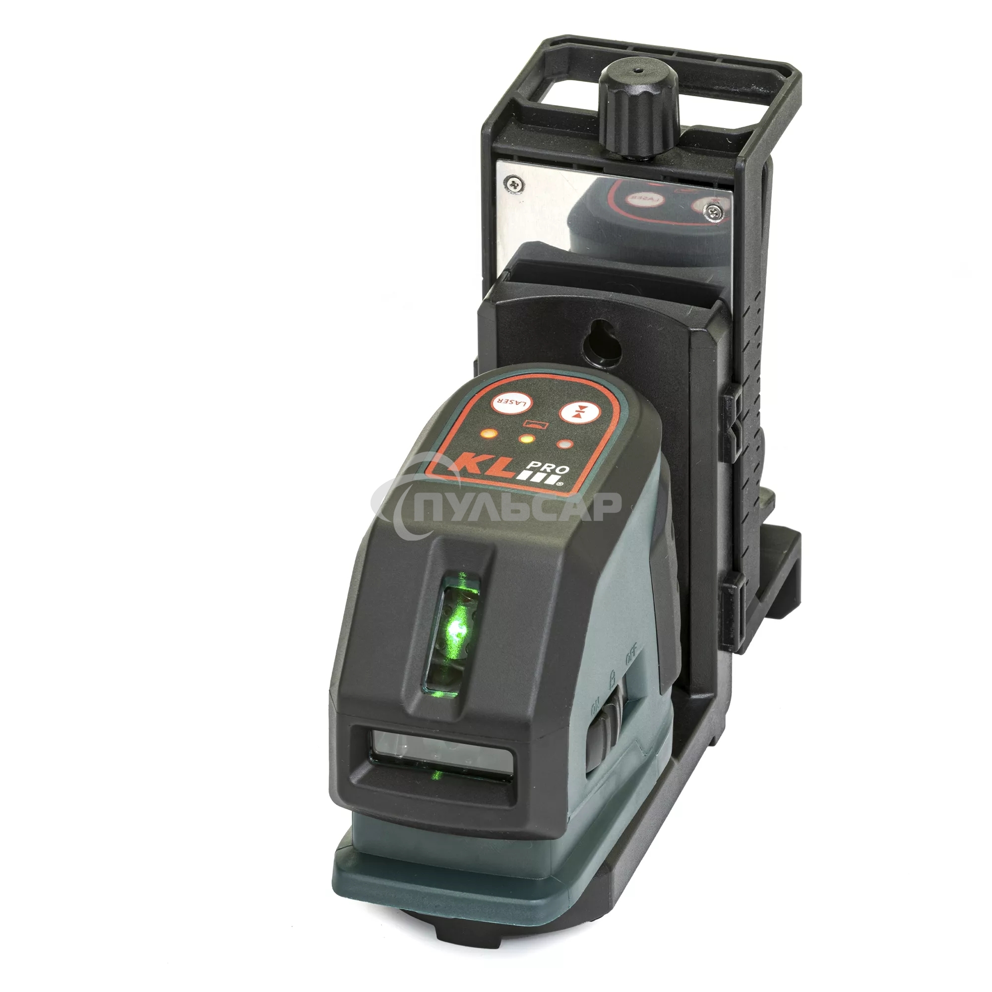 Профессиональный уровень лазерный линейный с автоматическим выравниванием KLPRO KLLZR118GL (горизонт, вертикаль, зеленый луч)