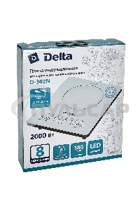 Плитка индукционная DELTA D-302N 2кВт, 1 конфорка