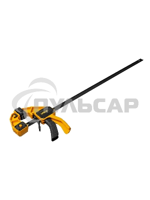 Струбцина Denzel F-образная, быстрозажимная, 600 х 80 мм, усиленный нейлоновый корпус