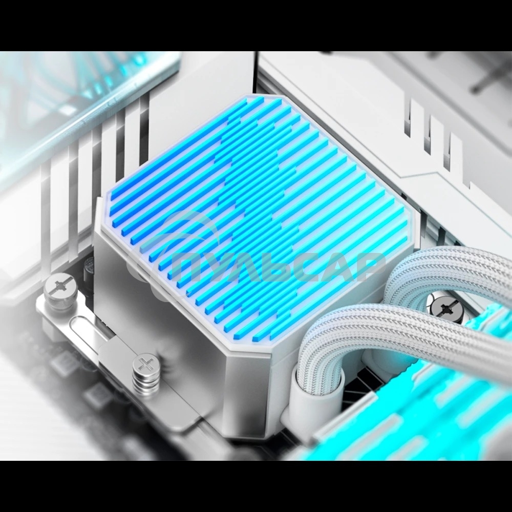 Система водяного охлаждения ID-Cooling DX240 Max белый 120мм алюминий+медь 2150rpm 32.5db 4-pin 300W