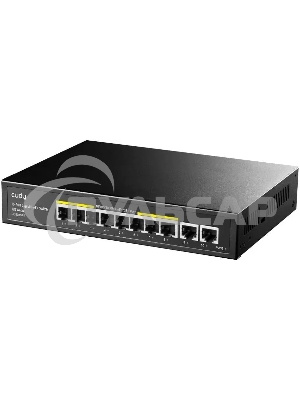 Коммутатор Cudy GS1010PE (L2) 10x1Gbит/с 8PoE+ 120W неуправляемый