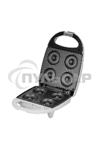 Прибор для выпечки пончиков Galaxy Line GL 2983, серый, с несъемными пластинами, 650 Вт