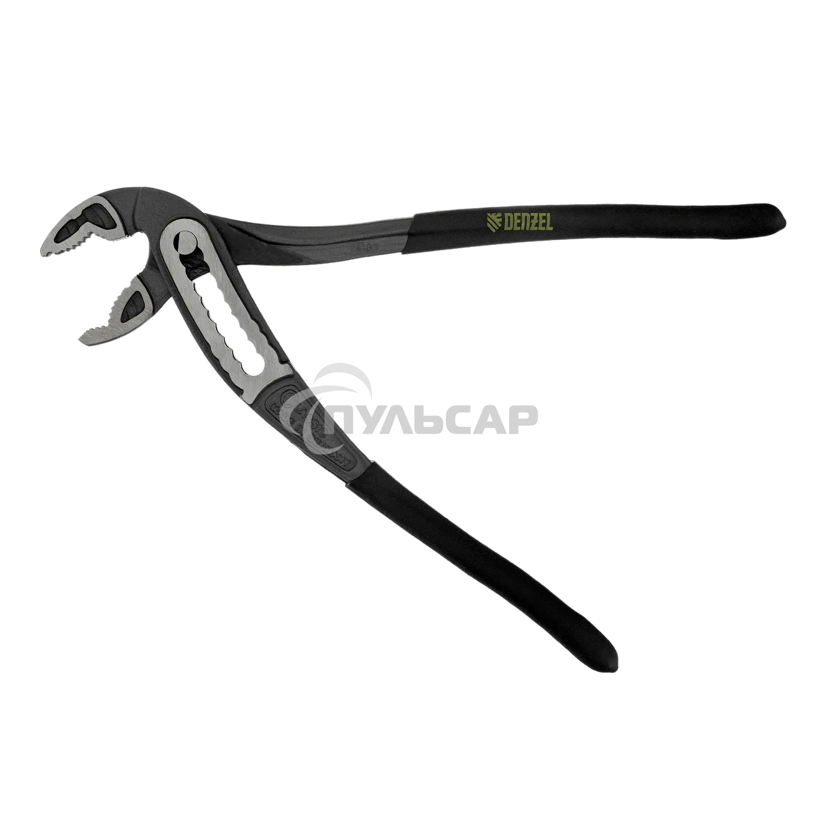 Клещи переставные Denzel обливные рукоятки, 240 мм
