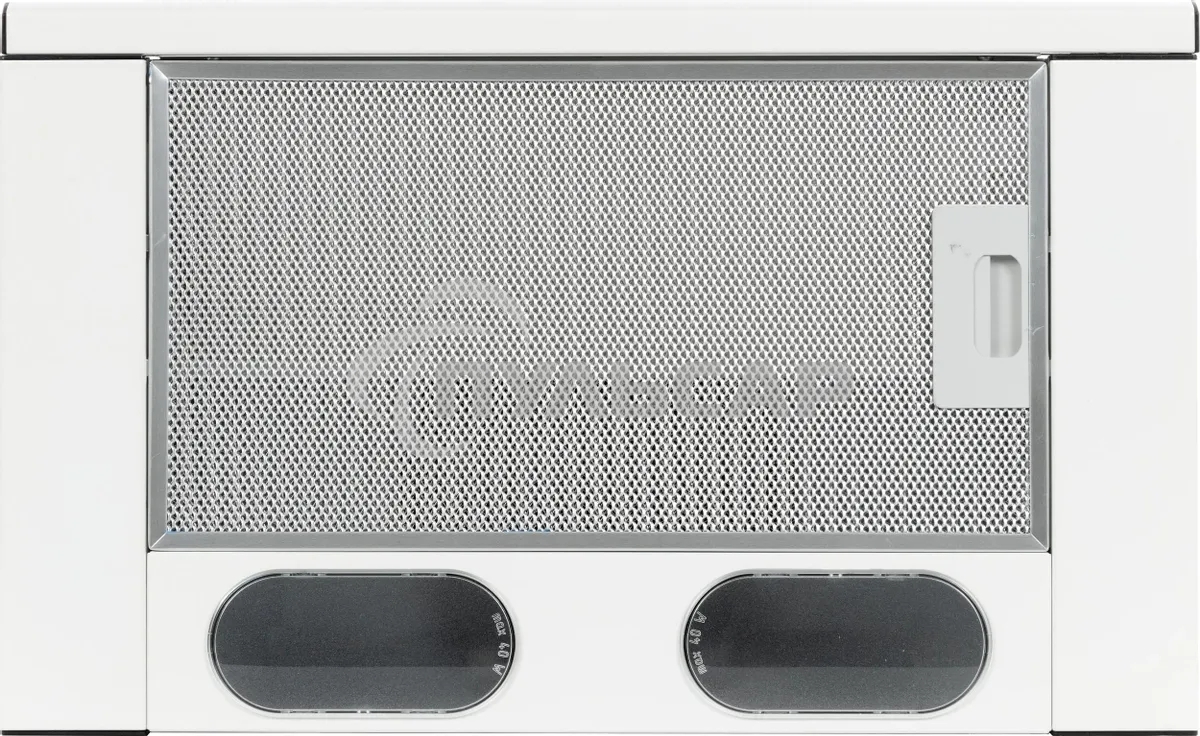 Вытяжка встраиваемая Elikor Интегра 50П-400-В2Л белый, 50 см, 400 куб. м/ч, 57 дБ