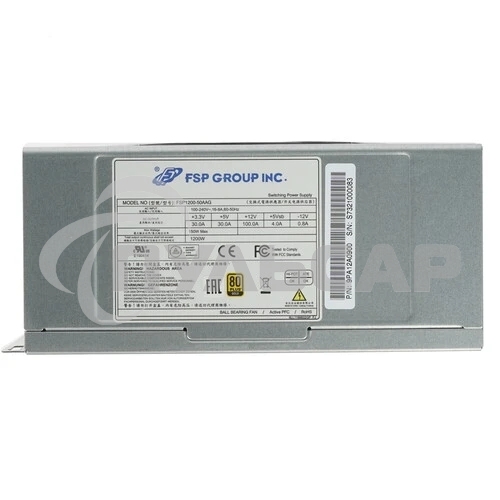 Блок питания FSP 1200-50AAG, 1200Вт, 80 PLUS Gold, 135мм, модульный, серый