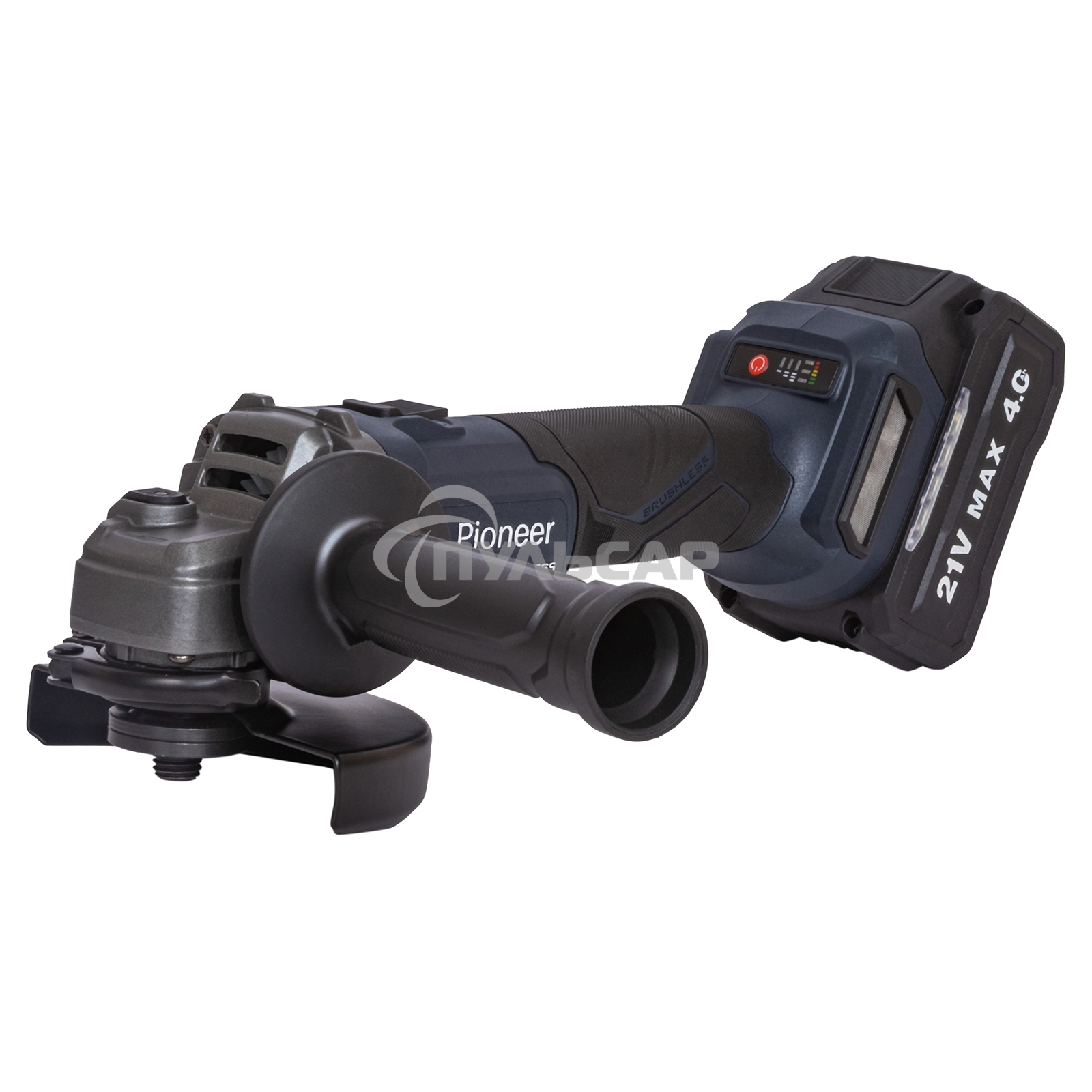 Угловая шлифовальная машина аккумуляторная Pioneer AG-E20V-125-01B