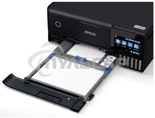 МФУ струйное Epson EcoTank L8160 (C11CJ20503) черный, A4, ч/б печ. 16 стр/мин., цв. печ. 12 стр/мин., 5760x1440 DPI, USB, Wi-Fi, Ethernet