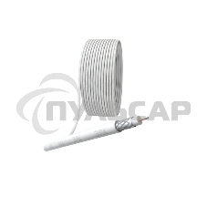 Кабель коаксиальный Эра RG-6U CCS/оплетка Al 48проц. PVC Simple 75Ом белый