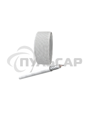 Кабель коаксиальный Эра RG-6U CCS/оплетка Al 48проц. PVC Simple 75Ом белый