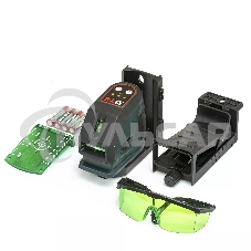 Профессиональный уровень лазерный линейный с автоматическим выравниванием KLPRO KLLZR118GL (горизонт, вертикаль, зеленый луч)