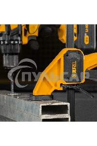 Струбцина Denzel F-образная, быстрозажимная, 600 х 80 мм, усиленный нейлоновый корпус