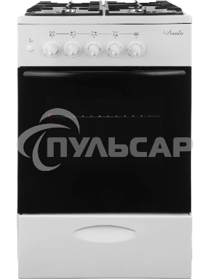 Плита Газовая Лысьва ГП 400 МС-2у белый (без крышки) реш.чугун