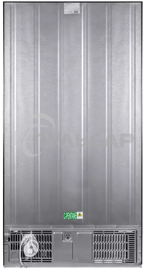 Холодильник Maunfeld MFF177NFB Slim Inverter черный двухкамерный 352/198л морозилка слева, No Frost, Side by Side