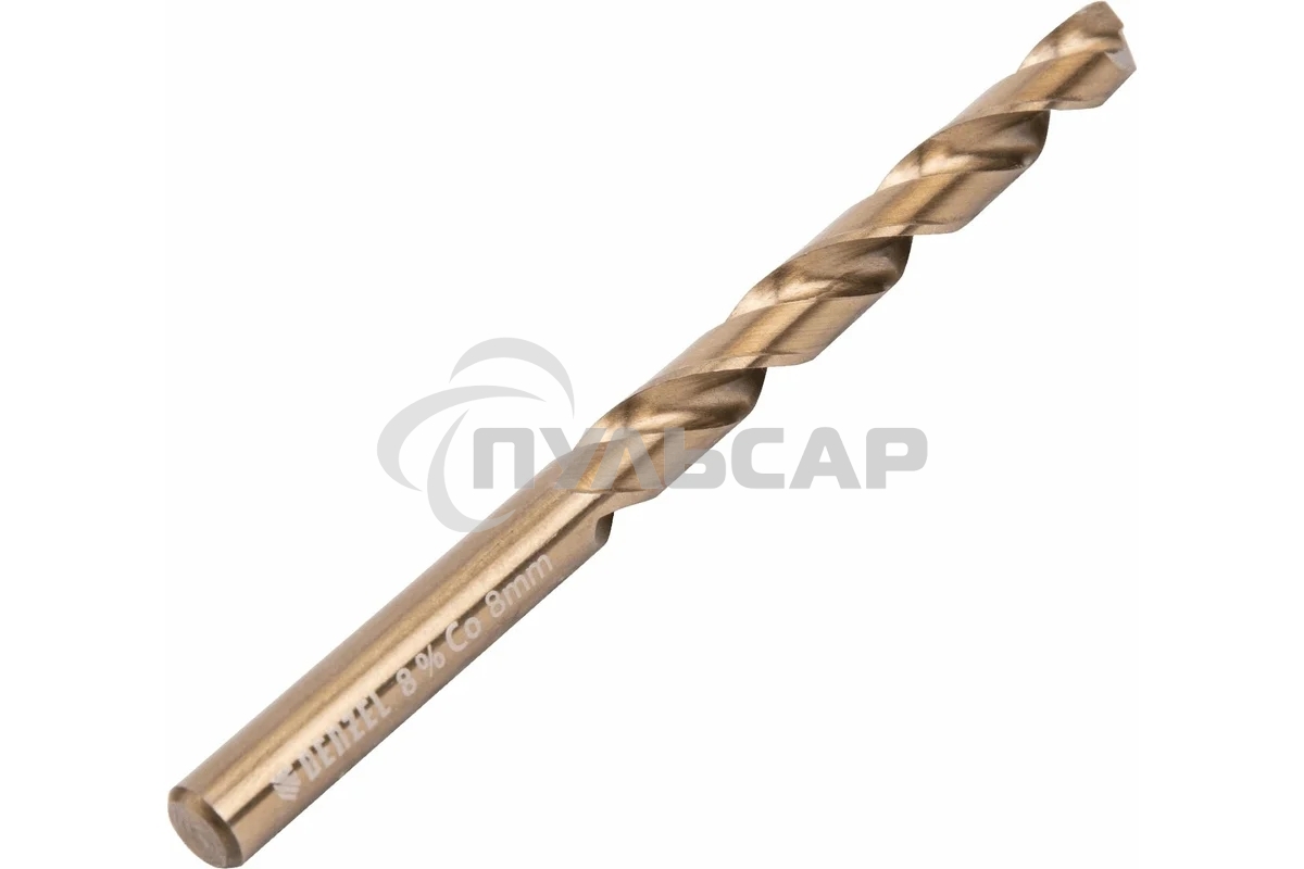 Сверло по металлу Denzel 8 мм, HSS Co-8%