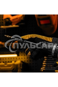 Сверло спиральное по металлу Denzel 7,5 х 156 мм, Р6М5, Golden Tip, удлиненное