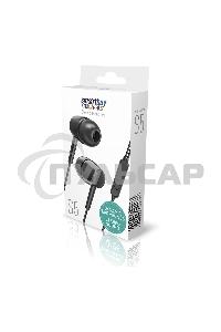 Внутриканальная гарнитура Smartbuy S5, микрофон, пульт, черная (SBH-027K)/60