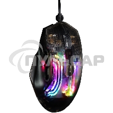 Мышь проводная игровая SMARTBUY (SBM-749G-G) RUSH X19 серый