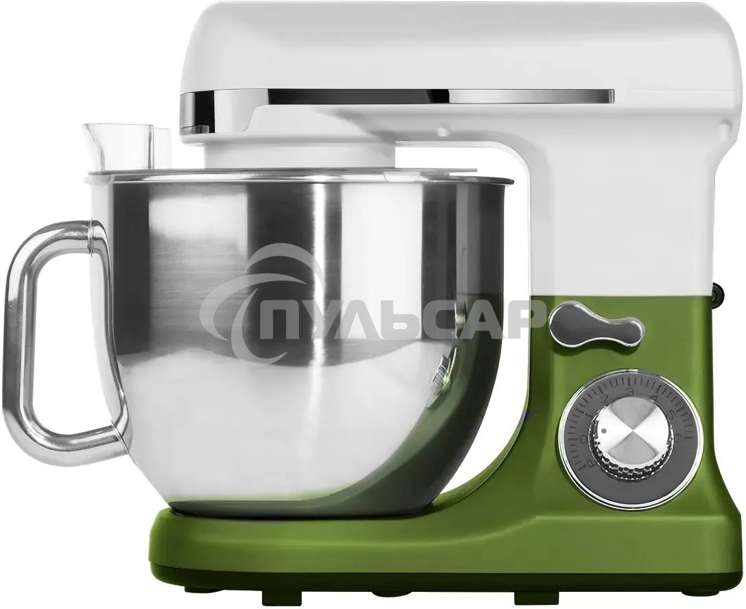 Миксер планетарный Centek CT-1133 (белый/изумруд)
