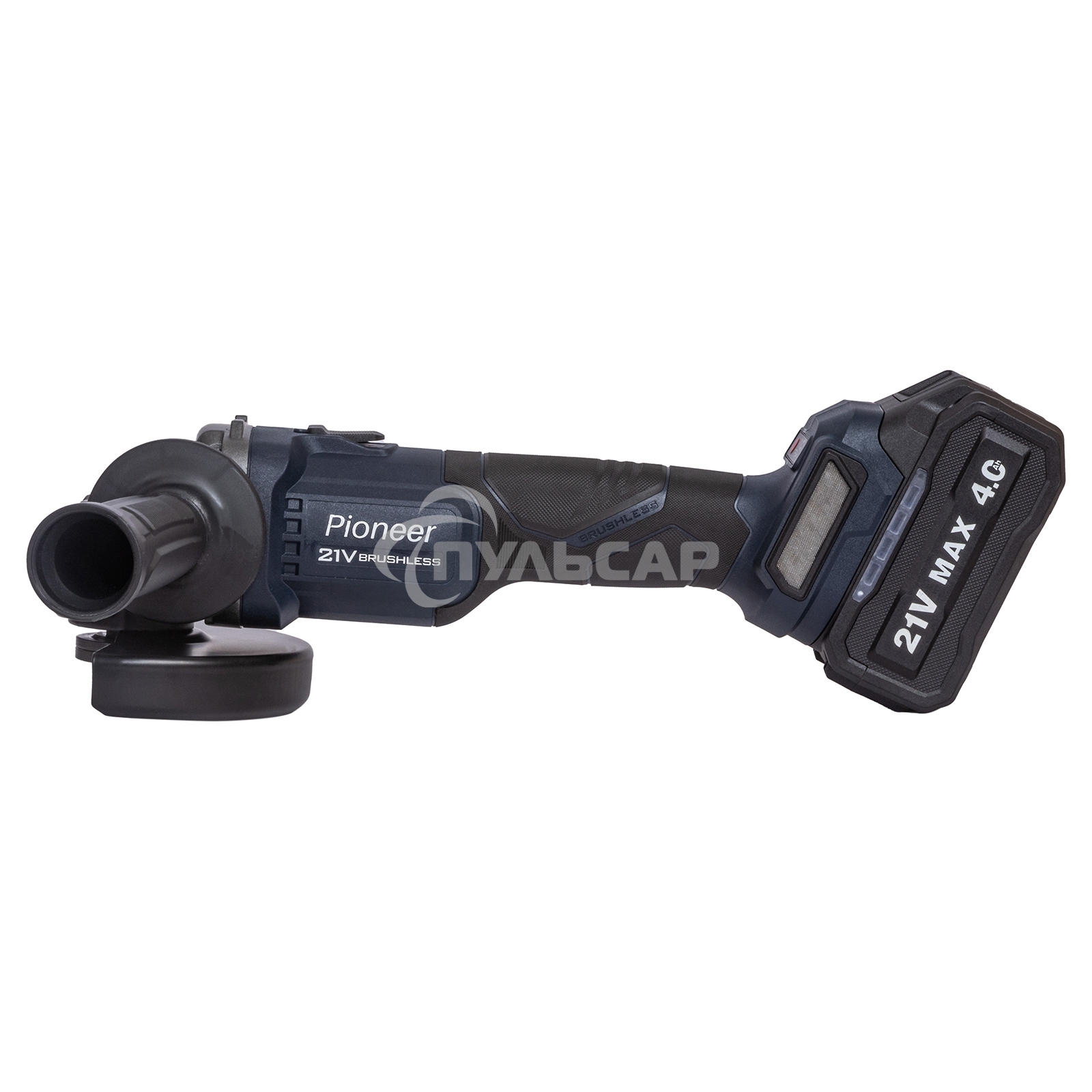 Угловая шлифовальная машина аккумуляторная Pioneer AG-E20V-125-01B