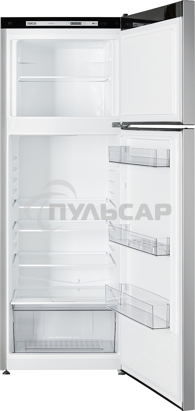 Холодильник Atlant XM 3635-189 серебристый двухкамерный 206/64л морозилка сверху