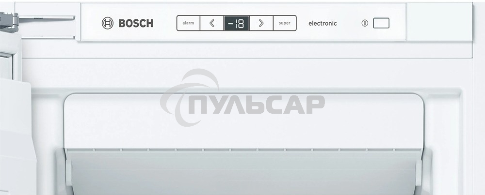 Встраиваемый морозильный шкаф Bosch GIN81AEF0U, белый, 212л, 5 ящиков